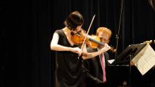 Miranda Cuckson, Steven Beck performing Louis Karchin "Rhapsody"