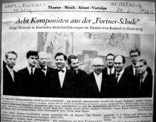 Wolfgang Fortner's class in Freiburg, 1965 Wolfgang Fortner's class in Freiburg, 1965