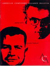 Vol. 10.3 (1962) George Perle, Gordon Binkerd Vol. 10.3 (1962) George Perle, Gordon Binkerd